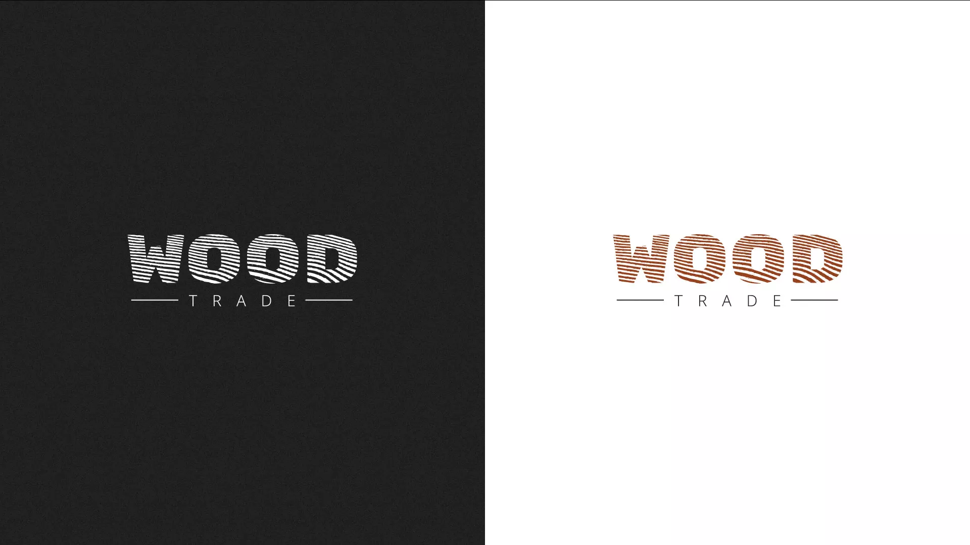 Разработка логотипа для компании «Wood Trade» в Поворино